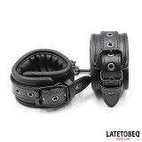 Gepolsterte Handschellen, Verstellbar von Latetobed BDSM Line | Fesselliebe.de