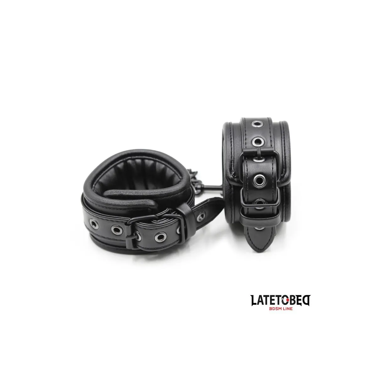 Gepolsterte Handschellen, Verstellbar von Latetobed BDSM Line | Fesselliebe.de
