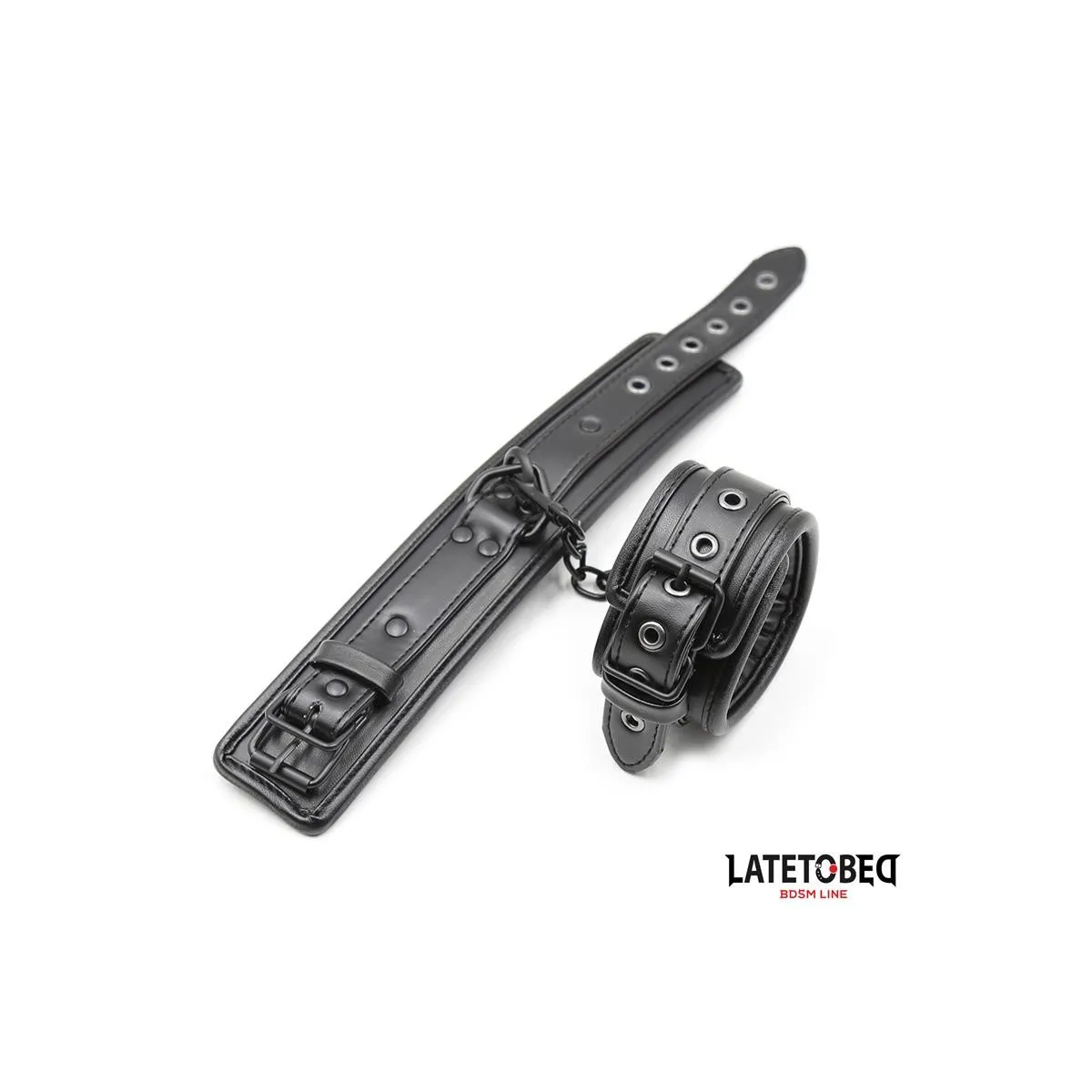 Gepolsterte Handschellen, Verstellbar von Latetobed BDSM Line | Fesselliebe.de