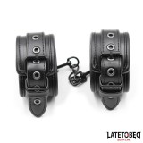Gepolsterte Handschellen, Verstellbar von Latetobed BDSM Line | Fesselliebe.de