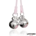 Totenkopf-Nippelklemmen mit Glöckchen von Latetobed BDSM Line