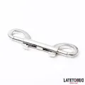 Doppelter Metallkarabinerhaken von Latetobed BDSM Line