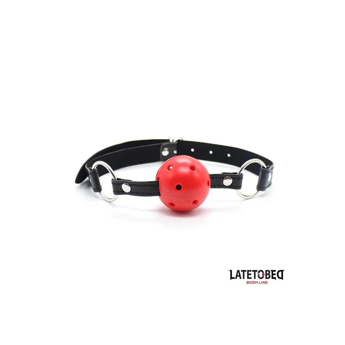 Hohler Hartball-Knebel von Latetobed BDSM Line | Fesselliebe.de