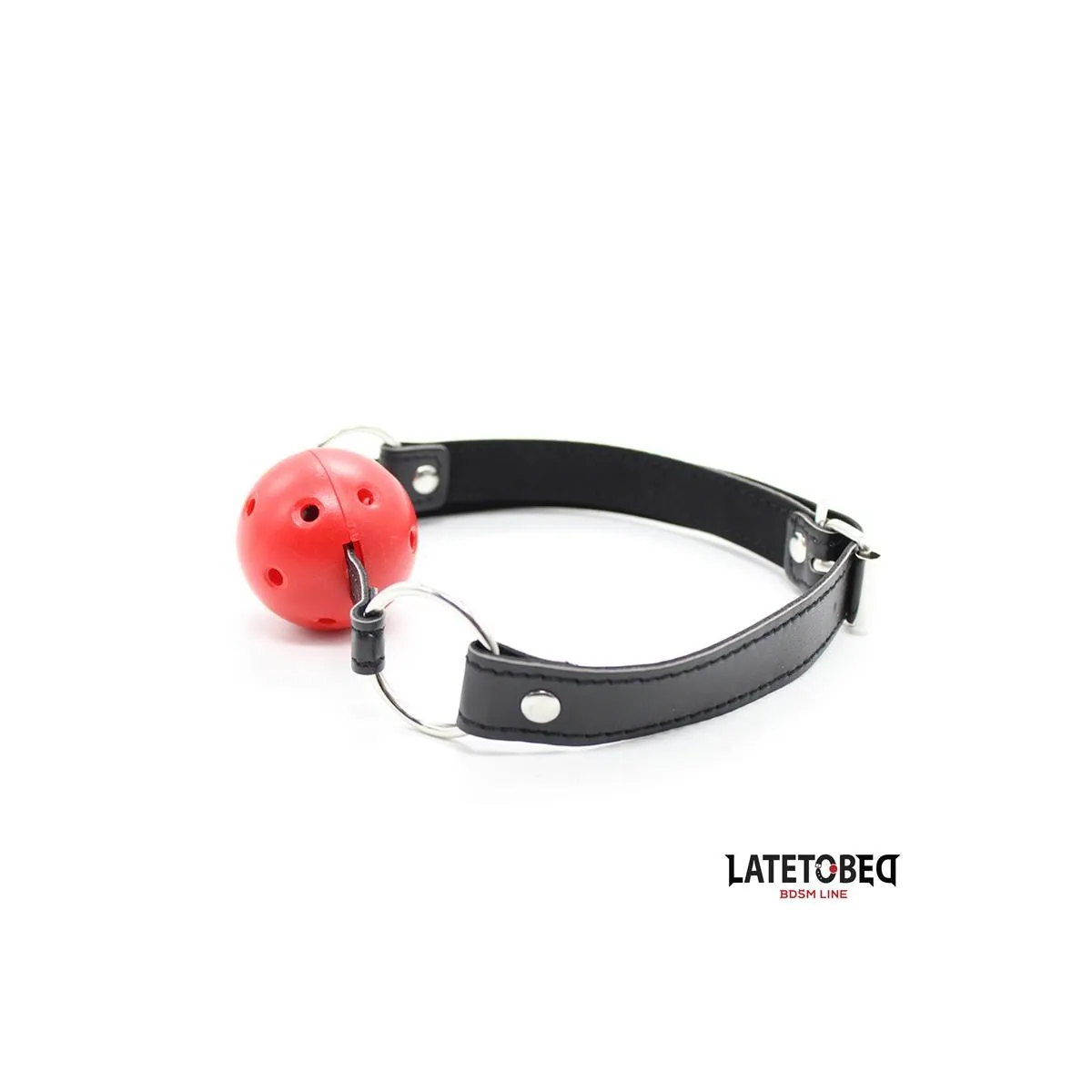 Hohler Hartball-Knebel von Latetobed BDSM Line | Fesselliebe.de