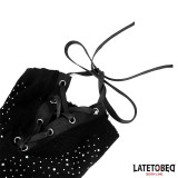 Kopfgeschirr mit Ballknebel und Nasenhaken von Latetobed BDSM Line | Fesselliebe.de