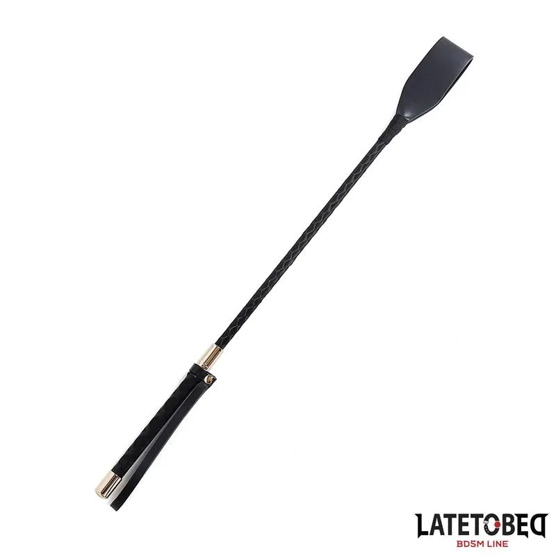 Klassische Peitsche, Schwarz, 60 cm von Latetobed BDSM Line | Fesselliebe.de
