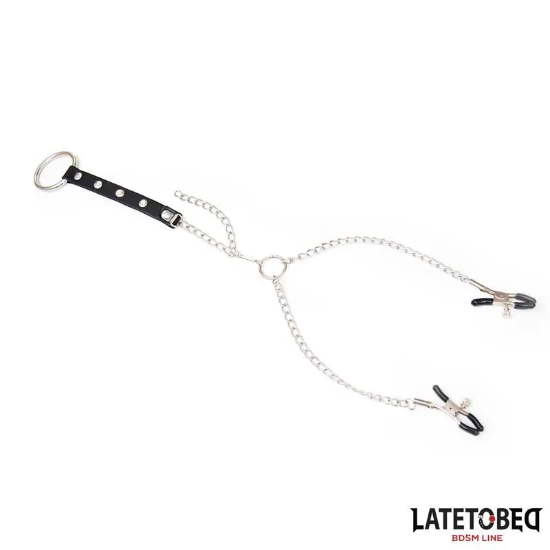 Nippelklemmen-Penisring-Set, Verstellbar von Latetobed BDSM Line | Fesselliebe.de