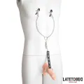 Nippelklemmen-Penisring-Set, Verstellbar von Latetobed BDSM Line