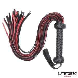 Rot-Schwarze Peitsche 65 cm von Latetobed BDSM Line