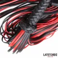 Rot-Schwarze Peitsche 65 cm von Latetobed BDSM Line