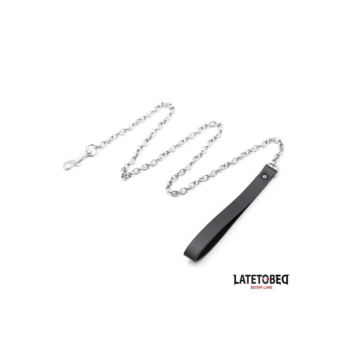 Schwarze Kettenleine 100 cm von Latetobed BDSM Line | Fesselliebe.de