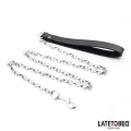 Schwarze Kettenleine 100 cm von Latetobed BDSM Line