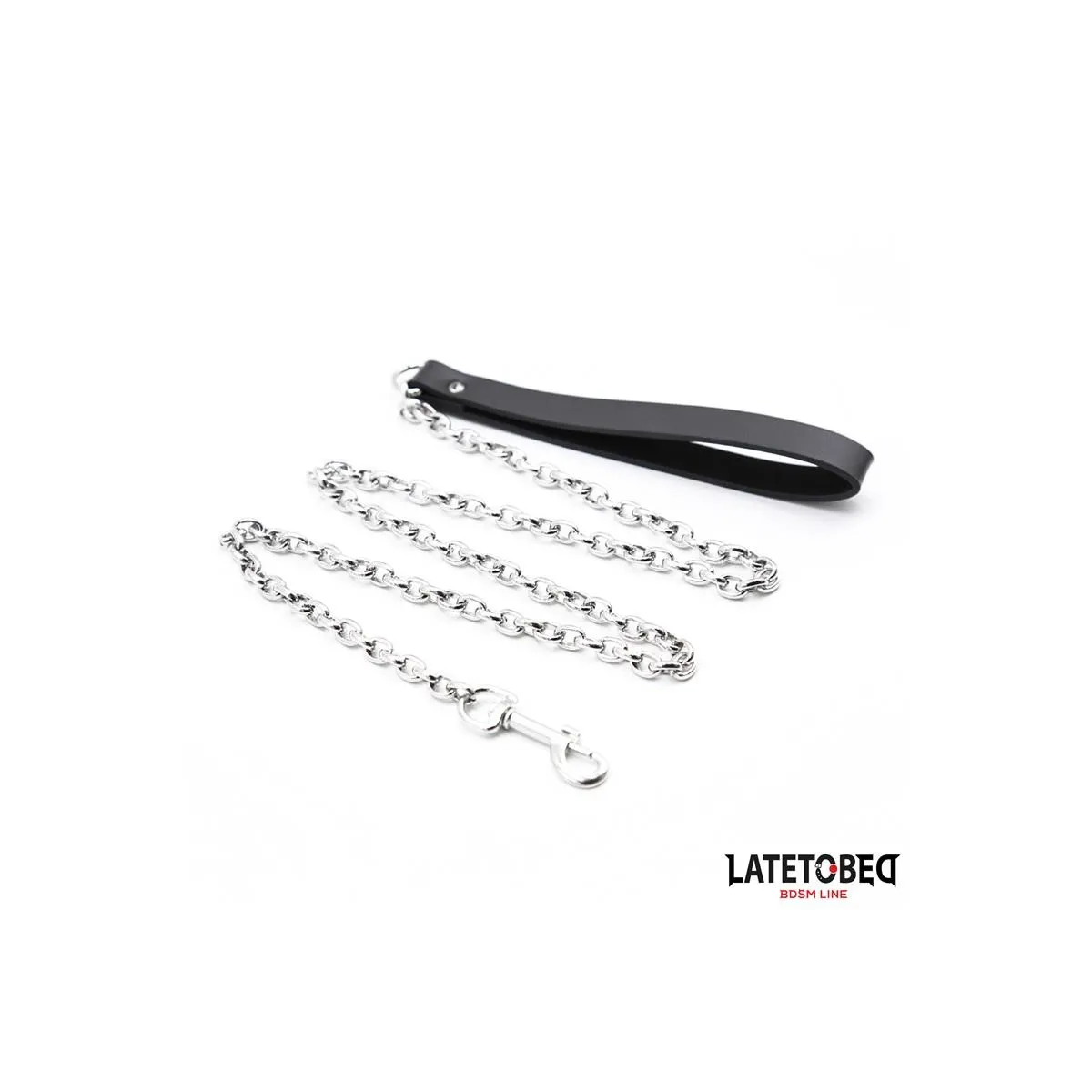 Schwarze Kettenleine 100 cm von Latetobed BDSM Line | Fesselliebe.de