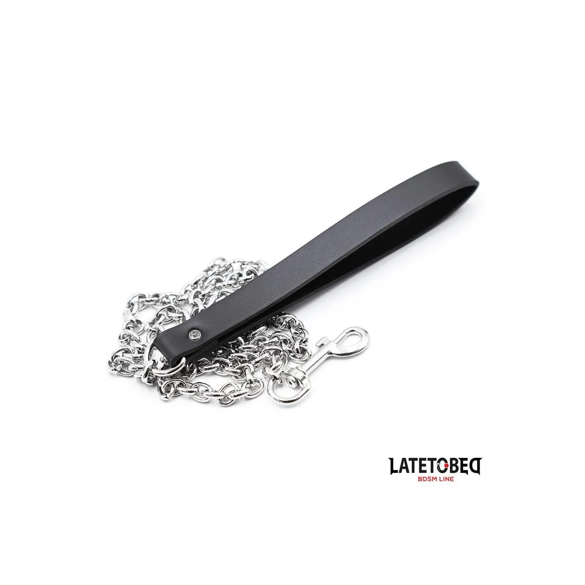Schwarze Kettenleine 100 cm von Latetobed BDSM Line | Fesselliebe.de