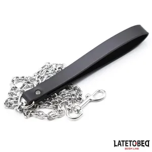 Schwarze Kettenleine 100 cm von Latetobed BDSM Line