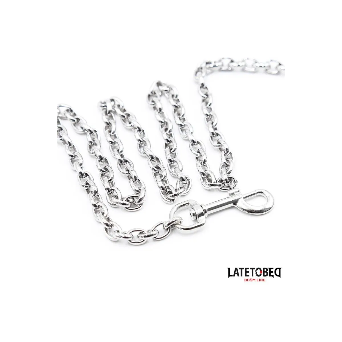 Schwarze Kettenleine 100 cm von Latetobed BDSM Line | Fesselliebe.de