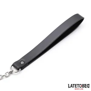 Schwarze Kettenleine 100 cm von Latetobed BDSM Line