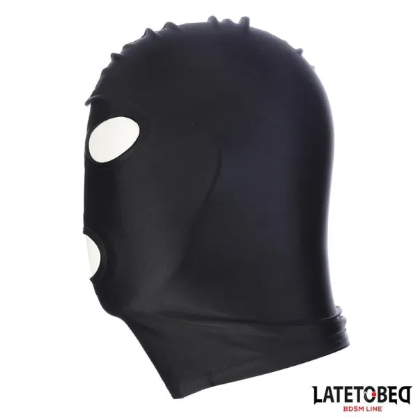 Haube mit offenem Mund und Offenen Augen, Schwarz von Latetobed BDSM Line | Fesselliebe.de