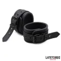 Neopren-Handfesseln, Schwarz von Latetobed BDSM Line