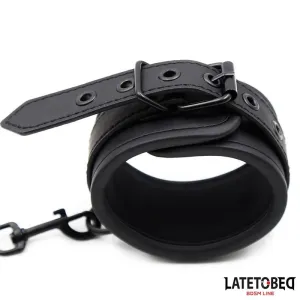 Neopren-Handfesseln, Schwarz von Latetobed BDSM Line