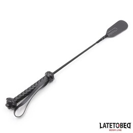 Peitsche mit Geflochtenem Griff 44,5 cm von Latetobed BDSM Line | Fesselliebe.de
