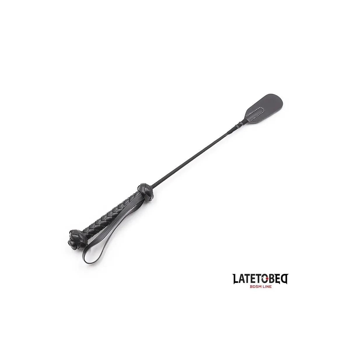 Peitsche mit Geflochtenem Griff 44,5 cm von Latetobed BDSM Line | Fesselliebe.de
