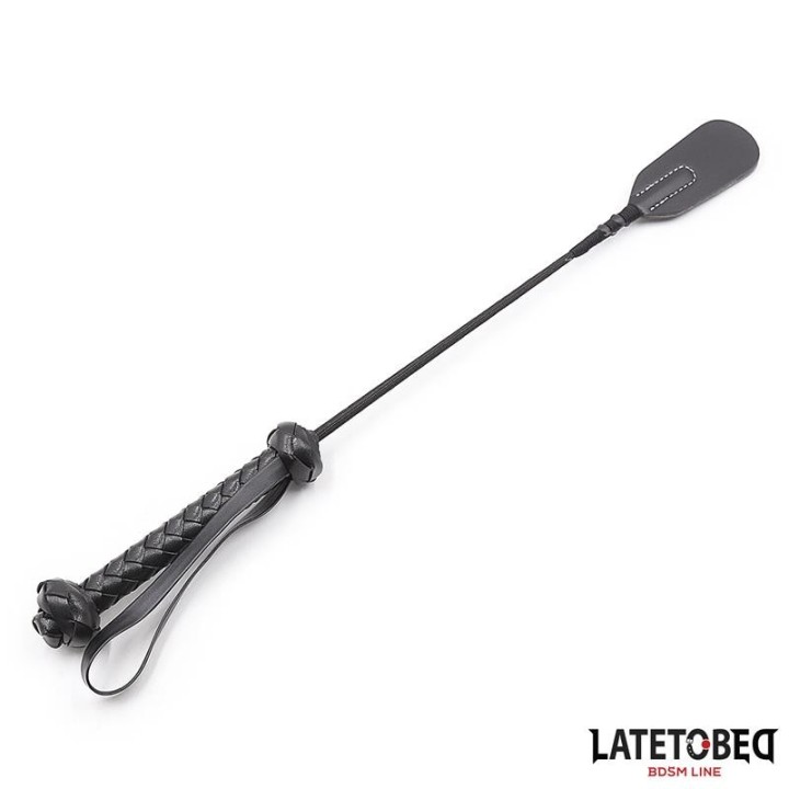 Peitsche mit Geflochtenem Griff 44,5 cm von Latetobed BDSM Line | Fesselliebe.de