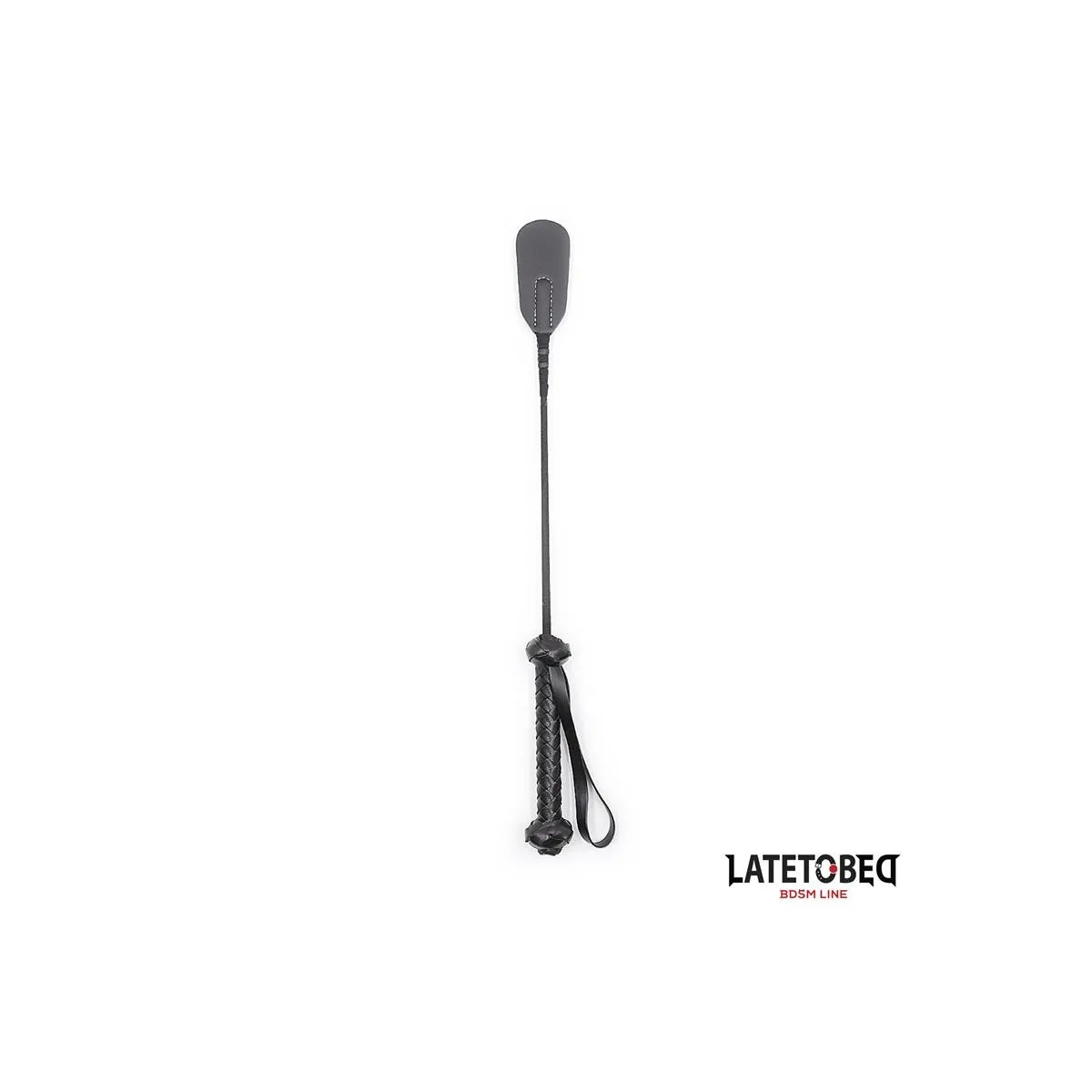 Peitsche mit Geflochtenem Griff 44,5 cm von Latetobed BDSM Line | Fesselliebe.de