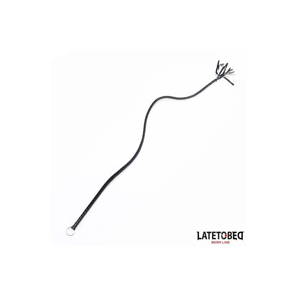 Glänzende Schwarze Lange Peitsche 138 cm von Latetobed BDSM Line | Fesselliebe.de