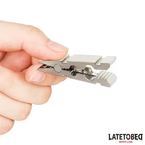 Nippelklemmen, Zink von Latetobed BDSM Line