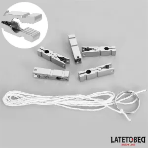 Nippelklemmen, Zink von Latetobed BDSM Line