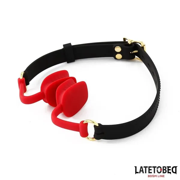 Doppelendiger Metallkarabinerhaken von Latetobed BDSM Line | Fesselliebe.de