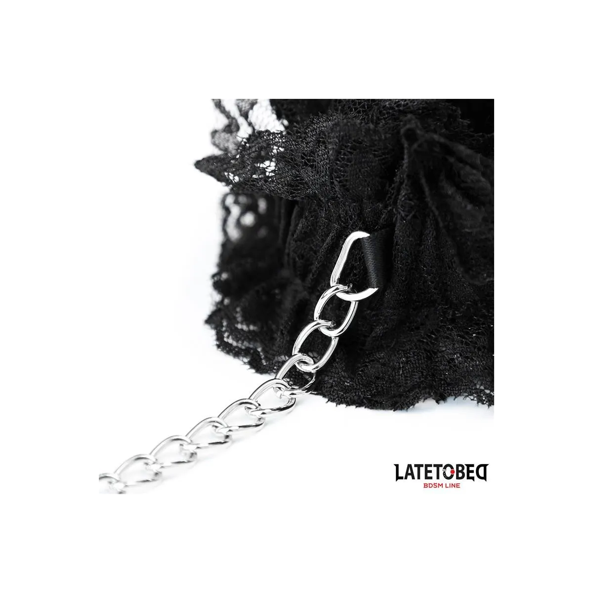 Elastische Handfesseln aus Spitze Schwarz von Latetobed BDSM Line | Fesselliebe.de