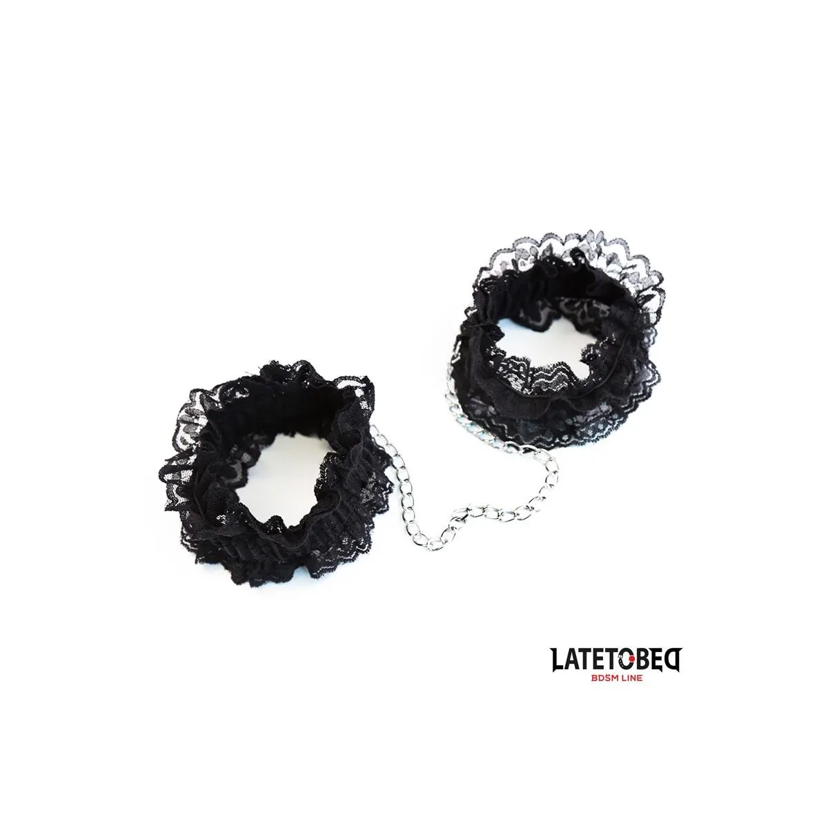 Elastische Handfesseln aus Spitze Schwarz von Latetobed BDSM Line | Fesselliebe.de