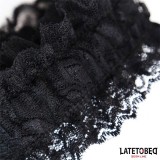 Elastische Handfesseln aus Spitze Schwarz von Latetobed BDSM Line | Fesselliebe.de