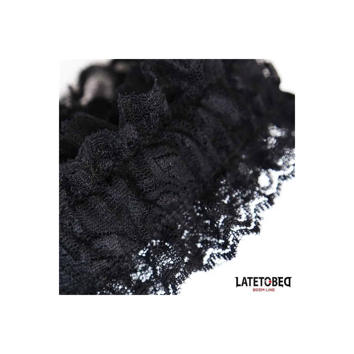 Elastische Handfesseln aus Spitze Schwarz von Latetobed BDSM Line | Fesselliebe.de