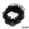 Elastische Handfesseln aus Spitze Schwarz von Latetobed BDSM Line