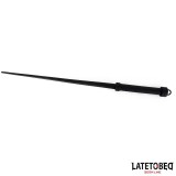 Silikonpeitsche Schwarz 63,5 cm von Latetobed BDSM Line | Fesselliebe.de
