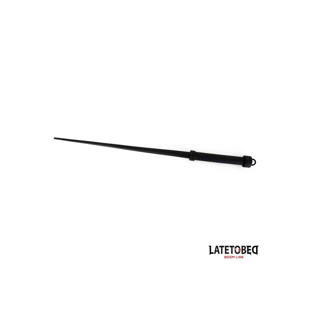 Silikonpeitsche Schwarz 63,5 cm von Latetobed BDSM Line | Fesselliebe.de