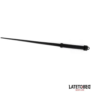 Silikonpeitsche Schwarz 63,5 cm von Latetobed BDSM Line