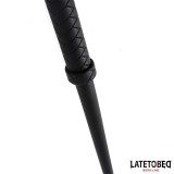 Silikonpeitsche Schwarz 63,5 cm von Latetobed BDSM Line | Fesselliebe.de