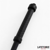 Silikonpeitsche Schwarz 63,5 cm von Latetobed BDSM Line | Fesselliebe.de
