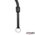 Geflochtene Peitsche Schwarz 116 cm von Latetobed BDSM Line