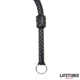 Geflochtene Peitsche Schwarz 116 cm von Latetobed BDSM Line | Fesselliebe.de
