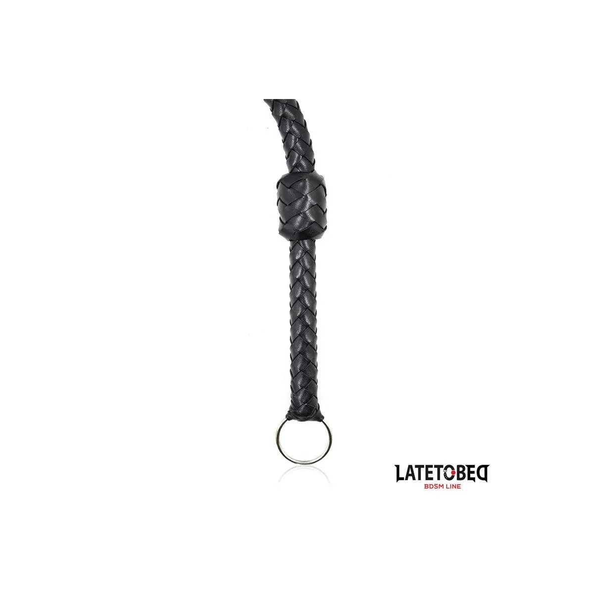 Geflochtene Peitsche Schwarz 116 cm von Latetobed BDSM Line | Fesselliebe.de