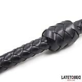 Geflochtene Peitsche Schwarz 116 cm von Latetobed BDSM Line | Fesselliebe.de