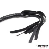 Geflochtene Peitsche Schwarz 116 cm von Latetobed BDSM Line | Fesselliebe.de
