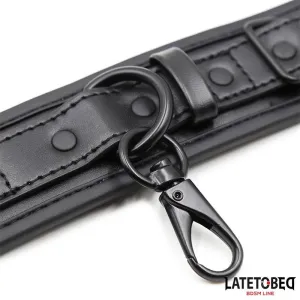 Handschellen Verstellbar Neopren Schwarz von Latetobed BDSM Line