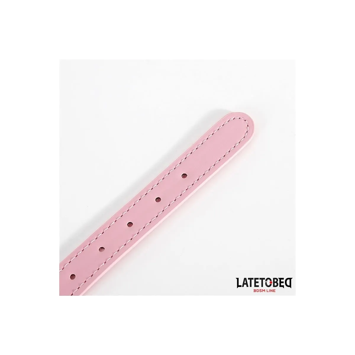 Halsband mit Glocke Verstellbar Rosa von Latetobed BDSM Line | Fesselliebe.de