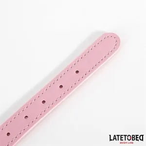 Halsband mit Glocke Verstellbar Rosa von Latetobed BDSM Line